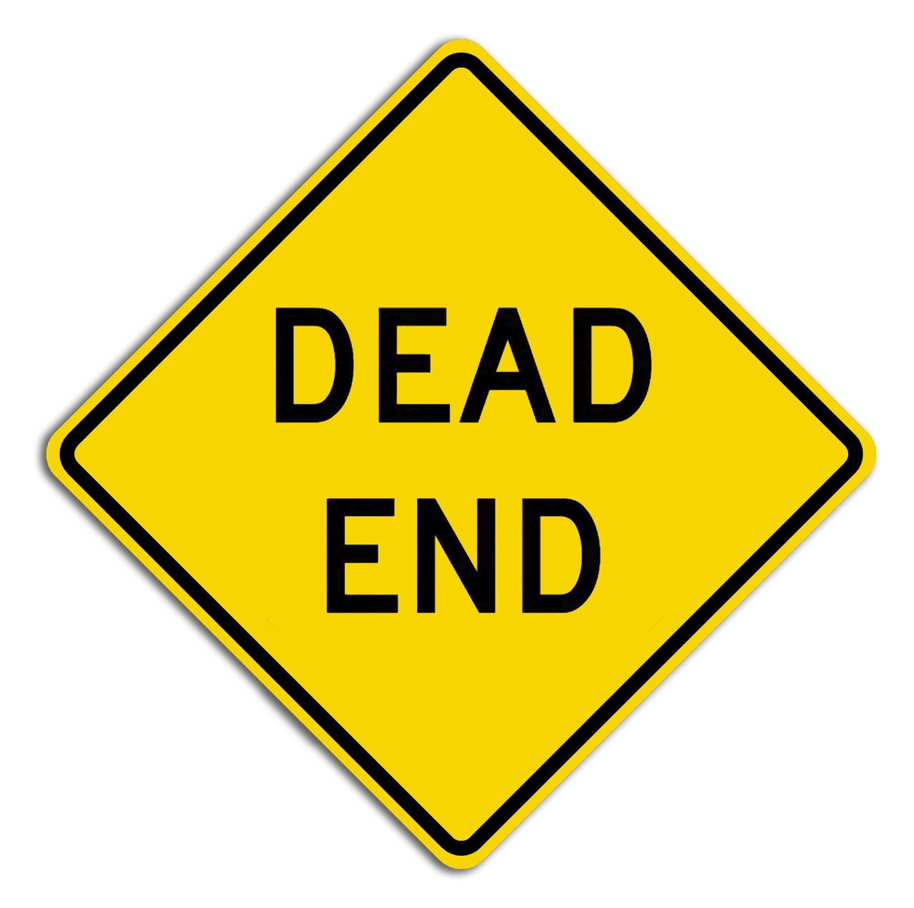 W14-1 Dead End Sign